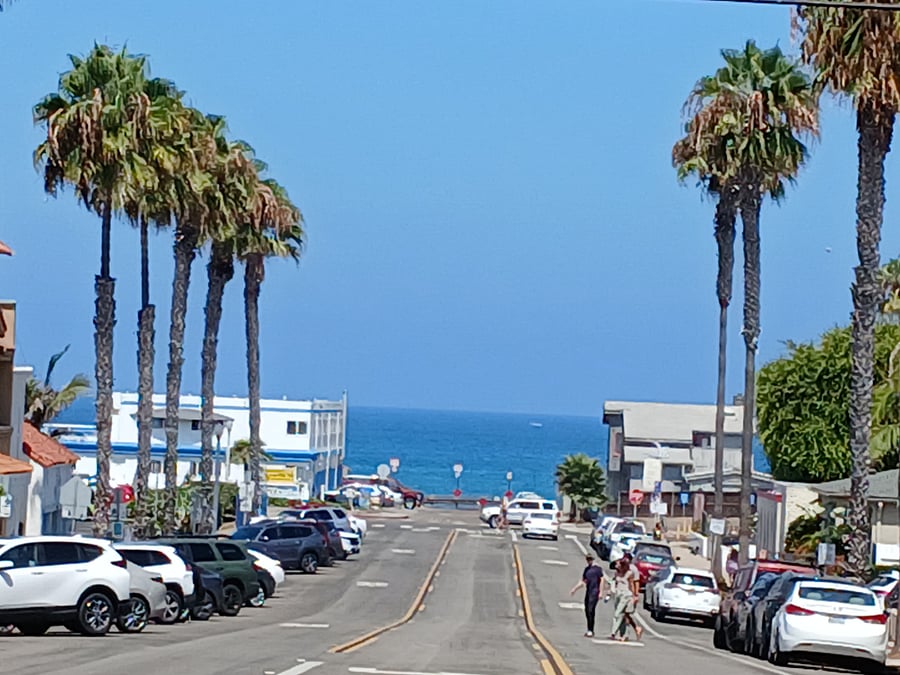 View from street outside home