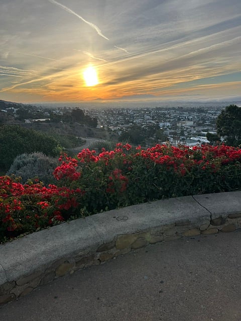 Sunrise at the cross...overlooks all of Ventura.