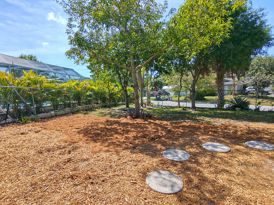 Large Fenced Side & Back Yard