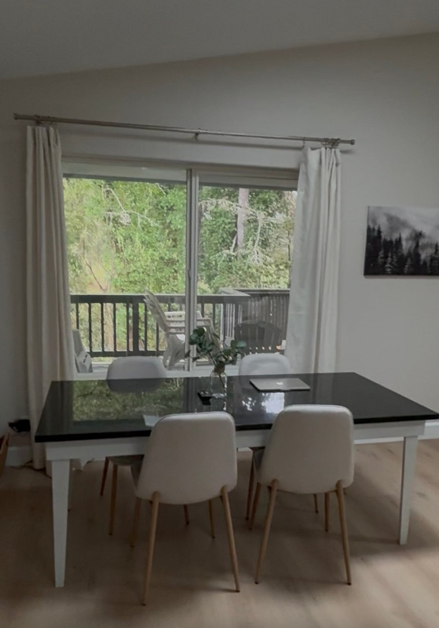 Beautiful views from the living area of trees and golfcourse.