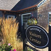 Manzanita visitor's center. Manzanita downtown is a 3 minute walk