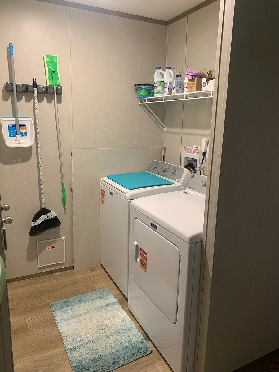 Full Size Washer and Dryer.