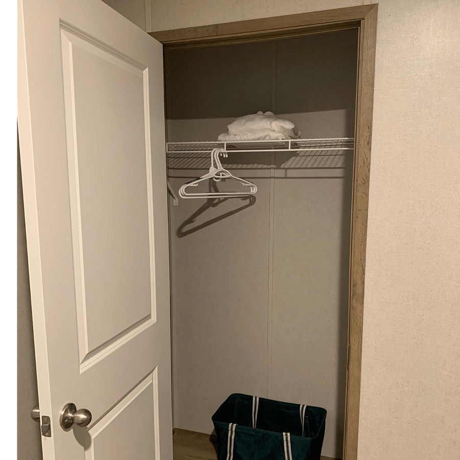 Closets in every bedroom.
