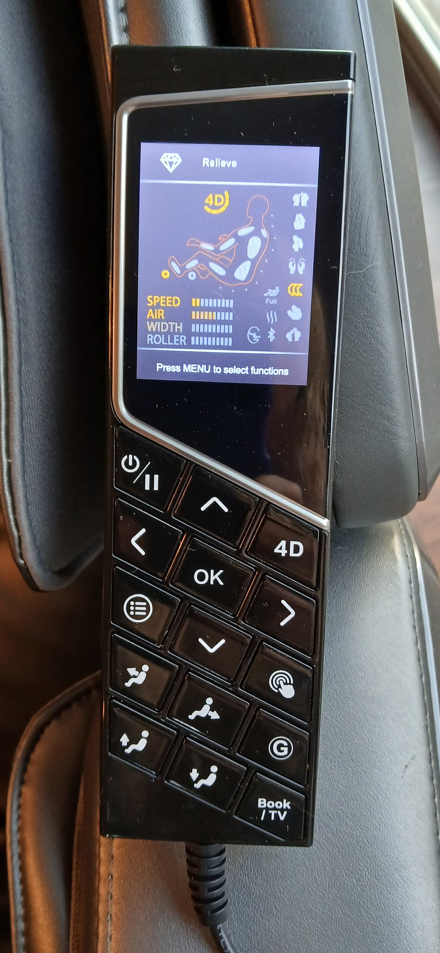 Comfier Massage chair custom setting options