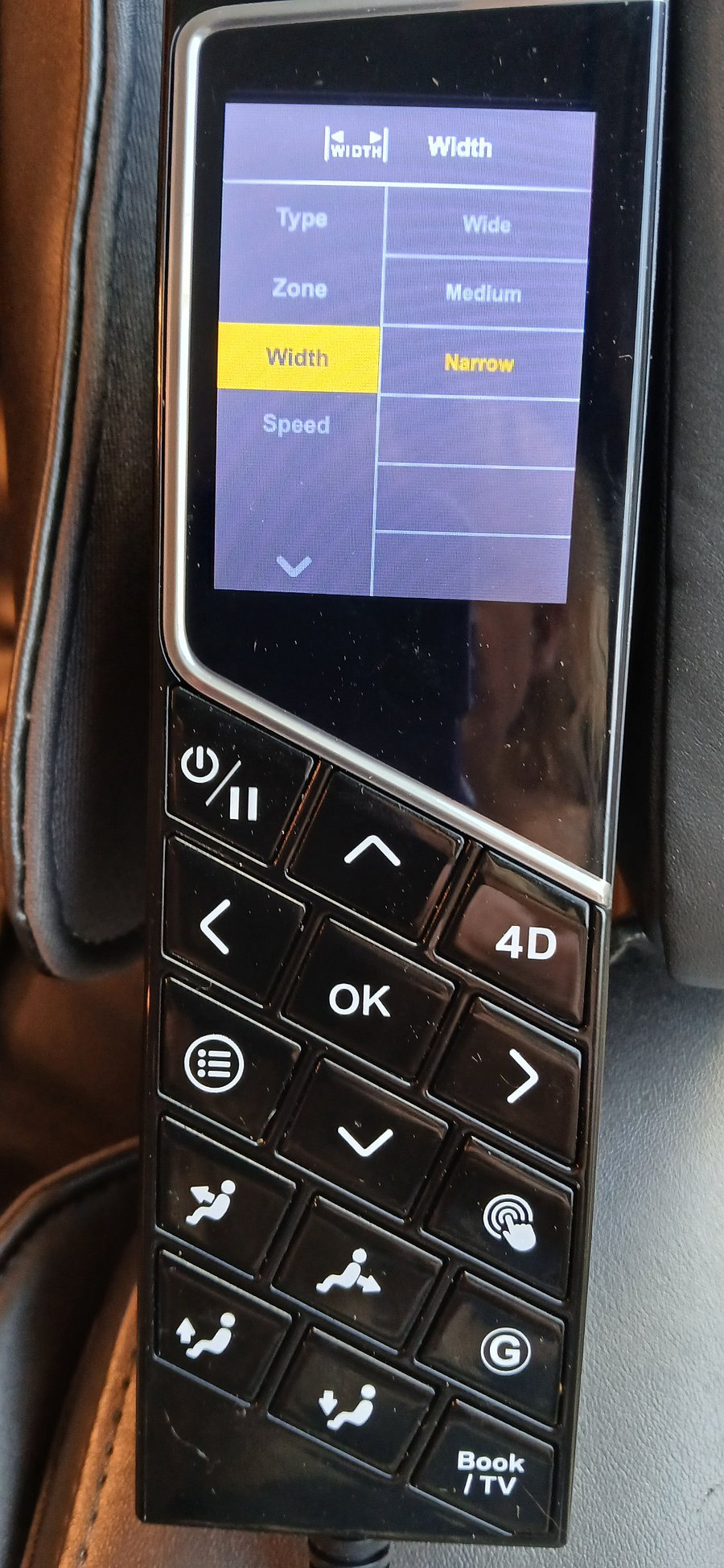 Comfier Massage chair custom setting options