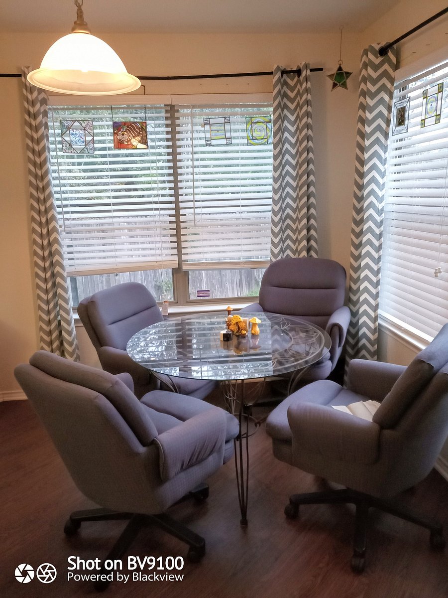 Dining room table natural light
