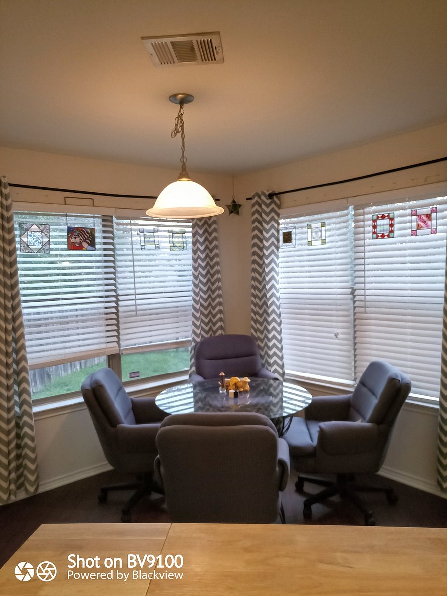 Dining room table natural light