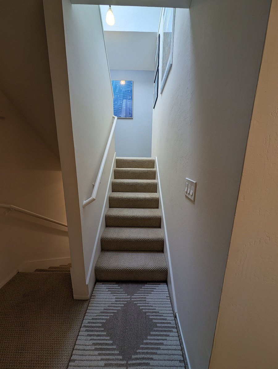 stairs from 2nd floor leading to 3rd floor