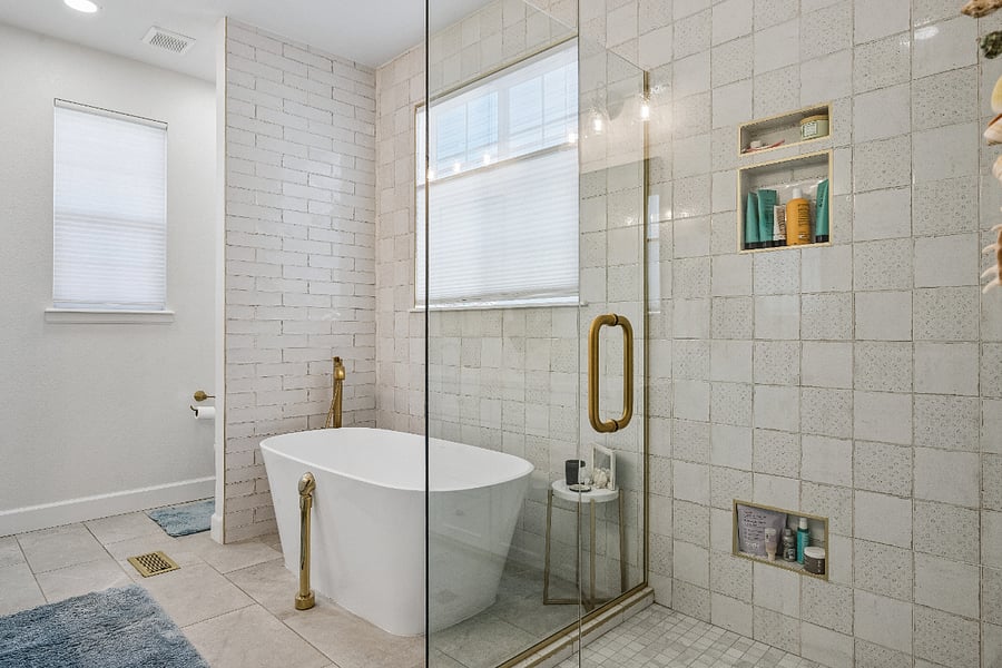 Main floor primary bathroom
