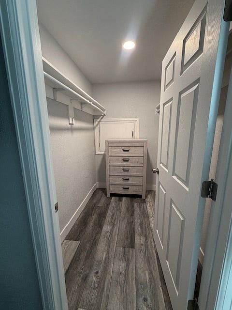 Walk-In Closet - with chest of drawers in room