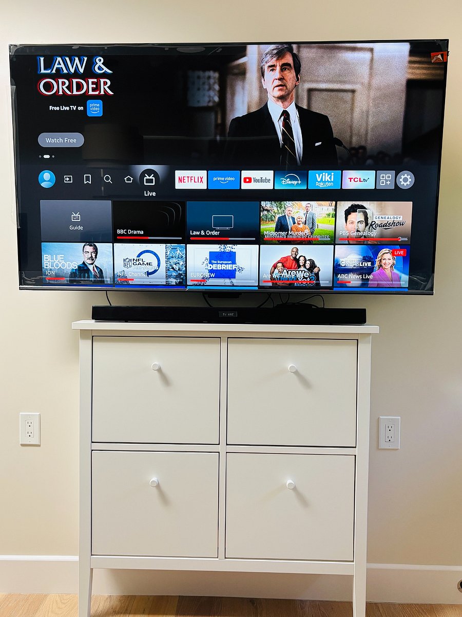 Smart TV and soundbar