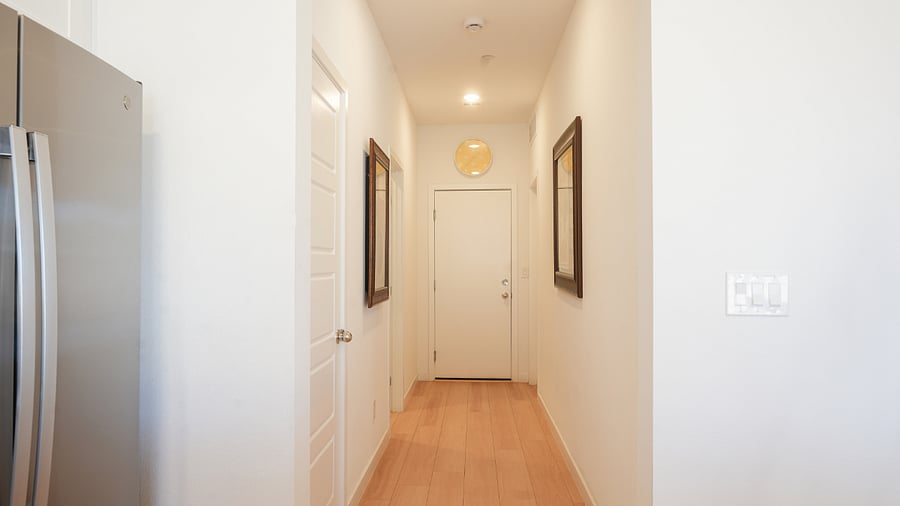 Hallway to garage 