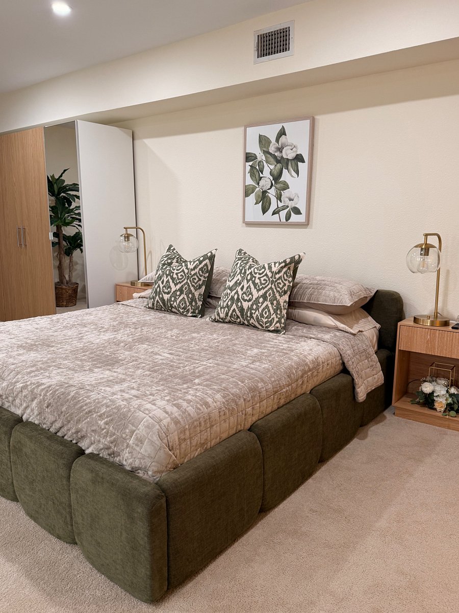 King Size Bed in Master