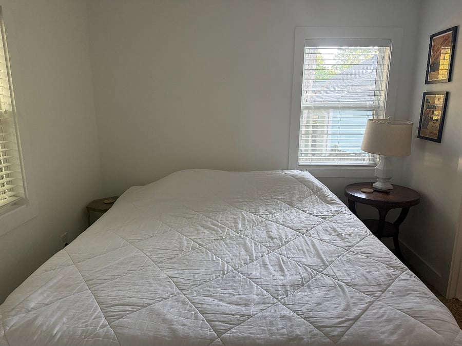 Second bedroom featuring a king bed