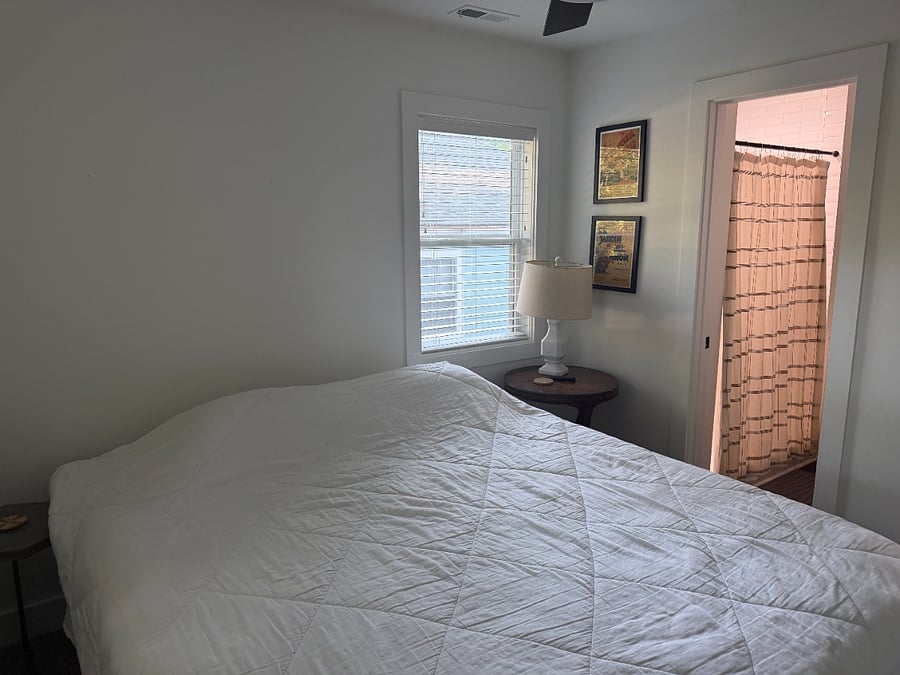 Second bedroom featuring a king bed