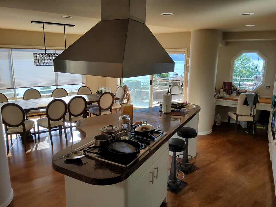 shared space, dining area kitchen
