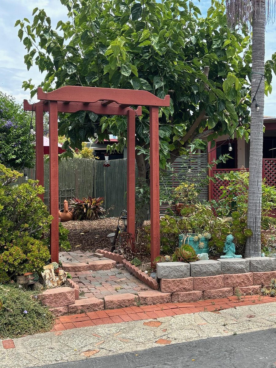 Garden entrance.