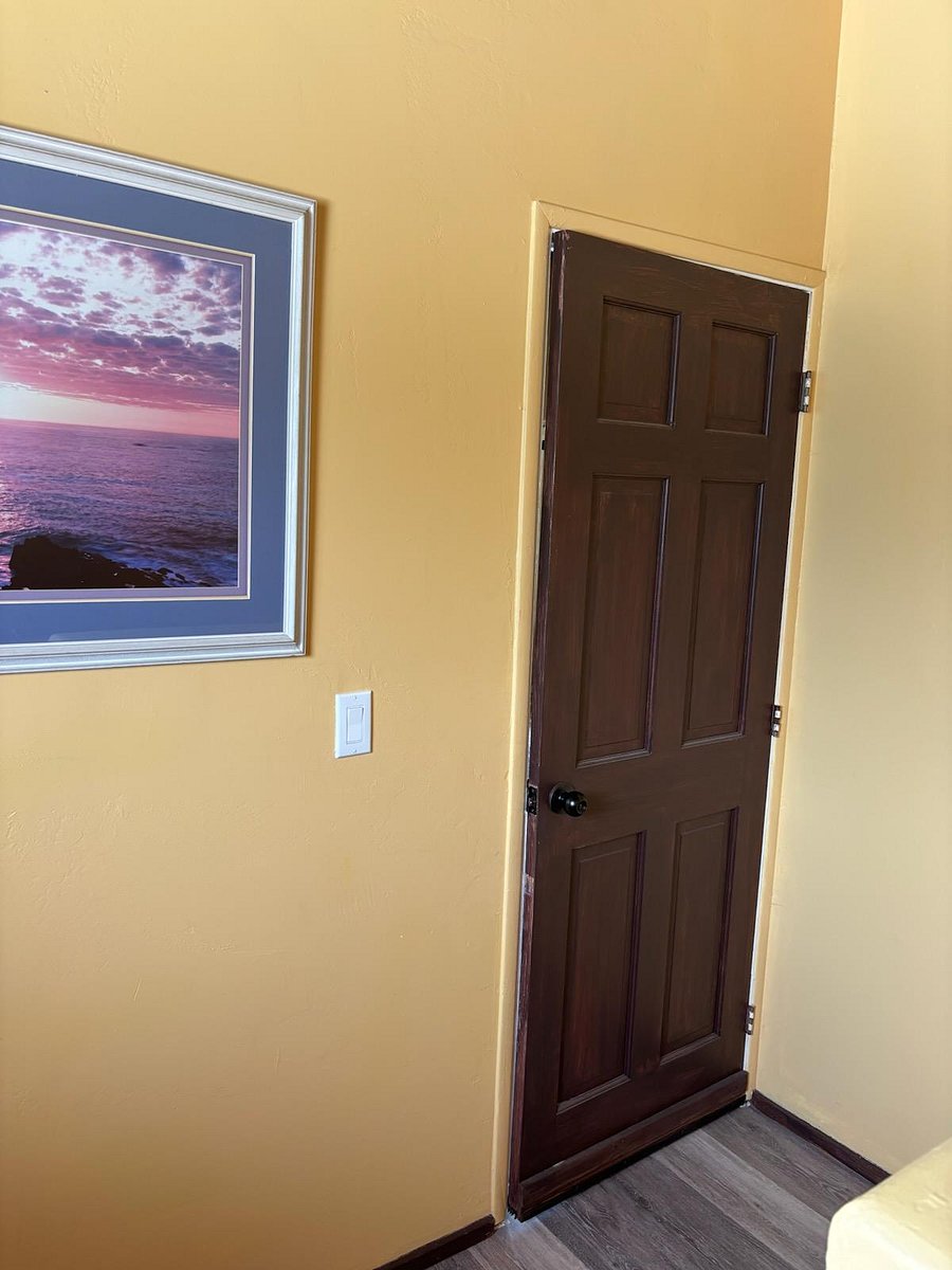 Door to studio.