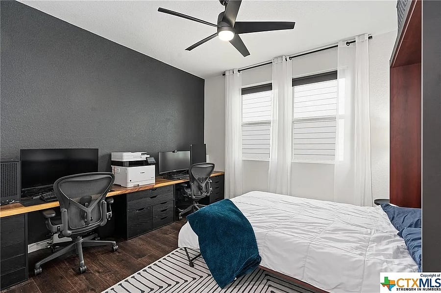 Office with Murphy bed