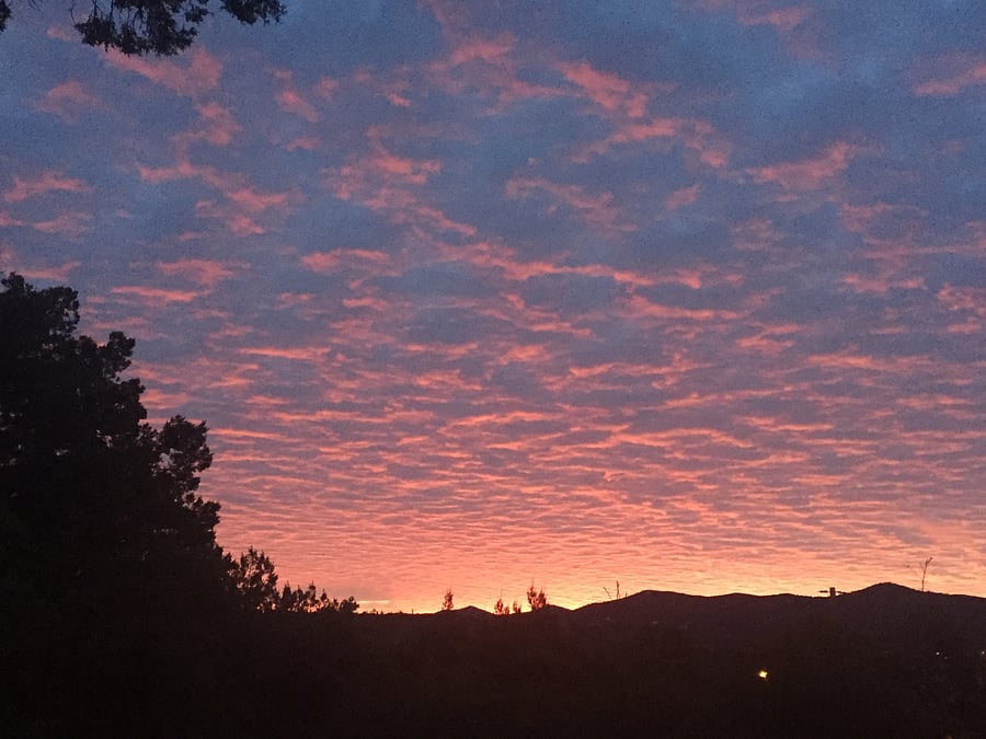 sunrise from front porch