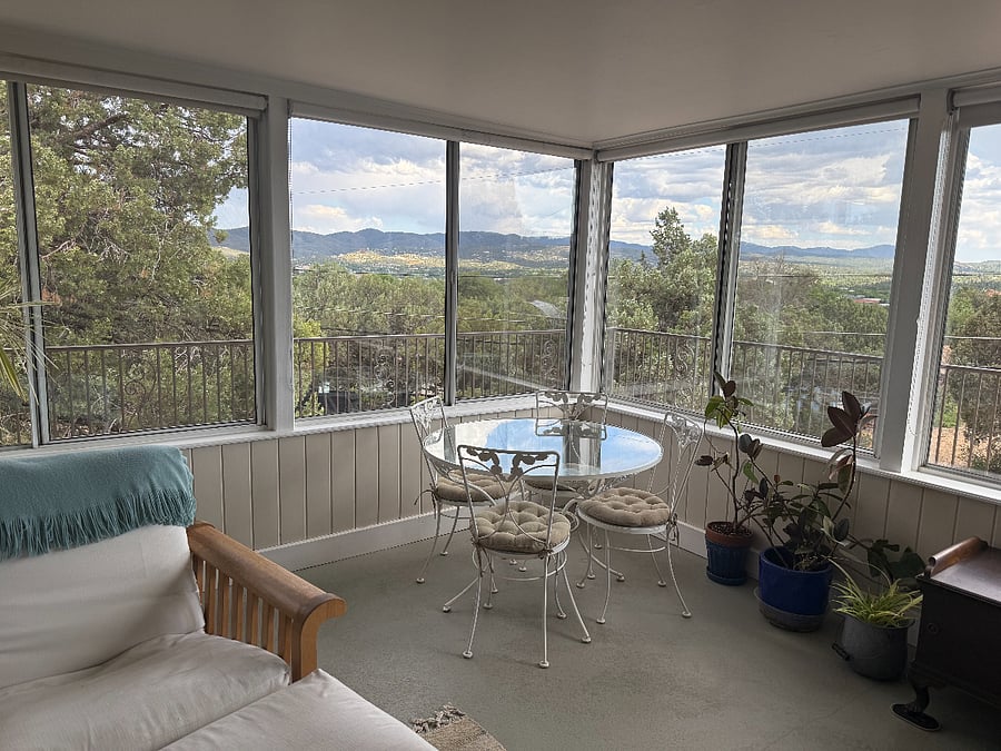 view from sun room
