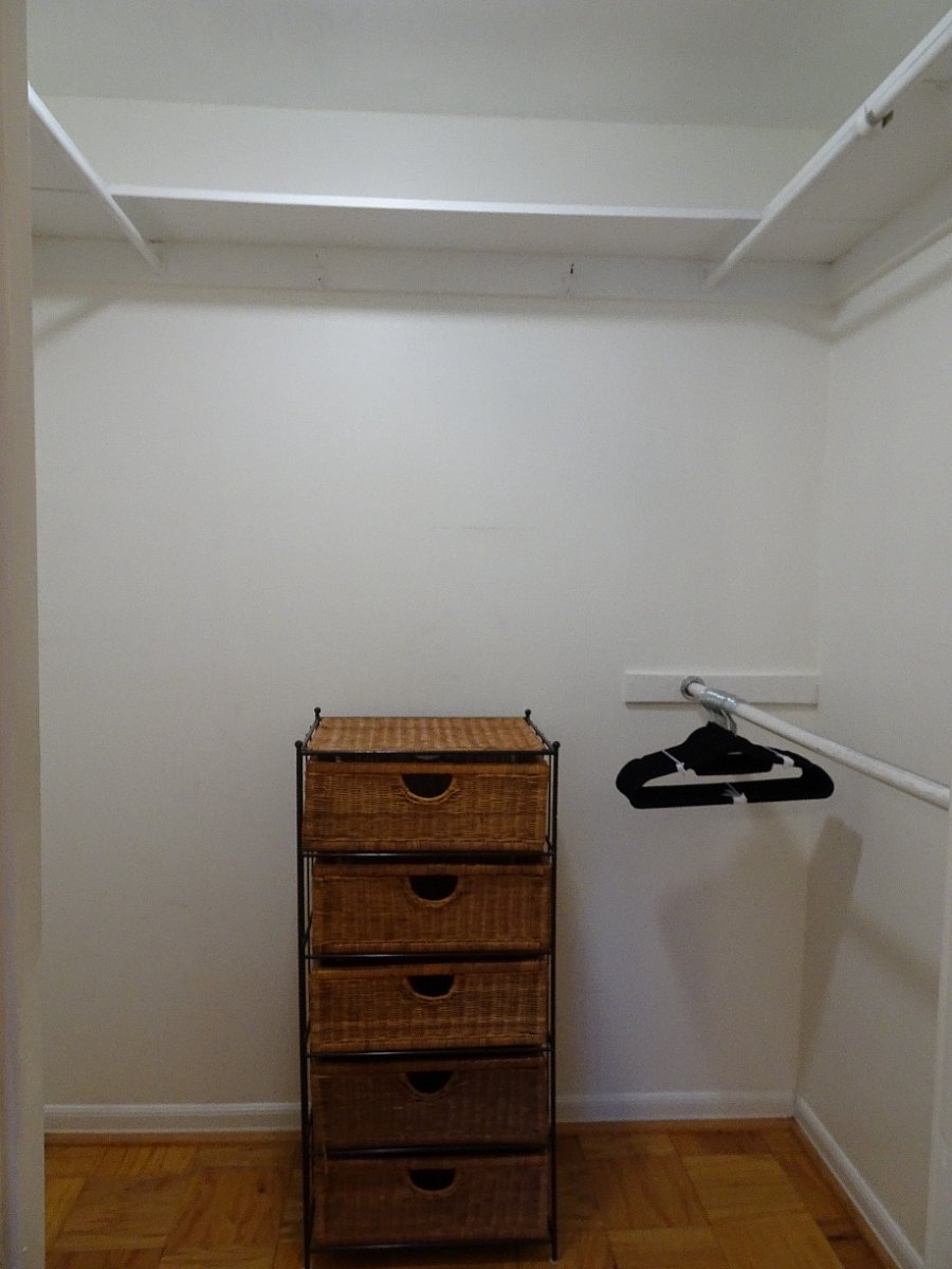 Bedroom walk-in closet