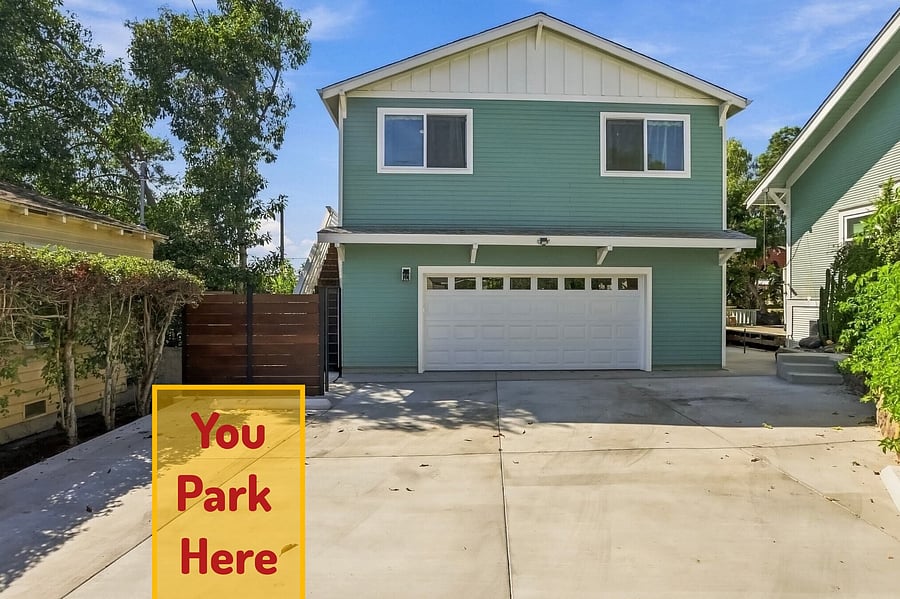 One off-street parking spot for our "Canyon Guests". Plentiful street parking also available.