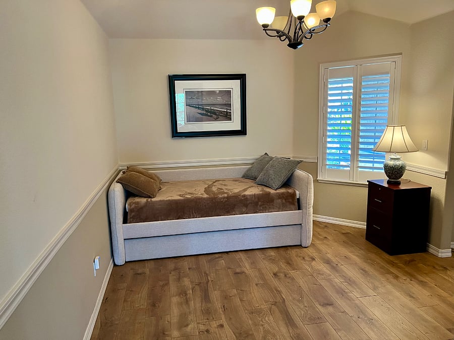 Den with daybed and trundle