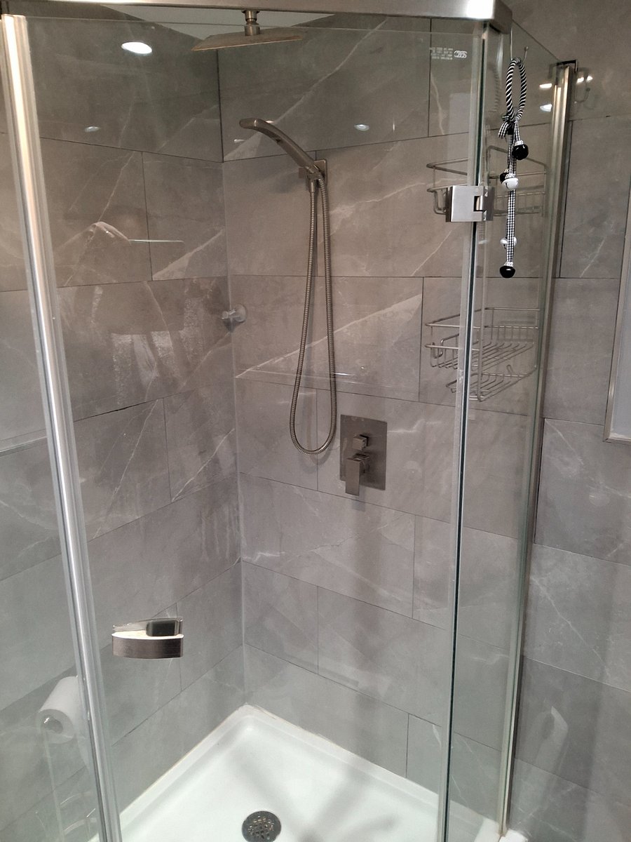 Shower stall area
