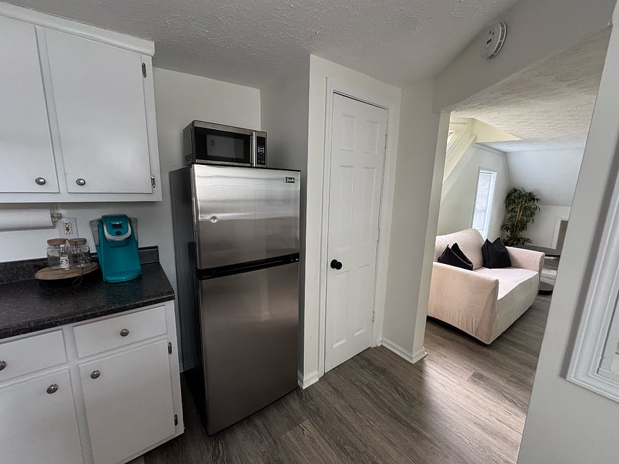 Upstairs Full Refrigerator and Pantry Closet 