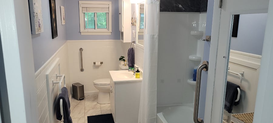 Hall bath