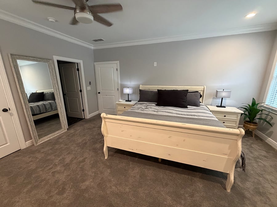 Master Bedroom with King Size Bed