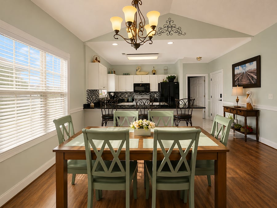 Dining area/work space