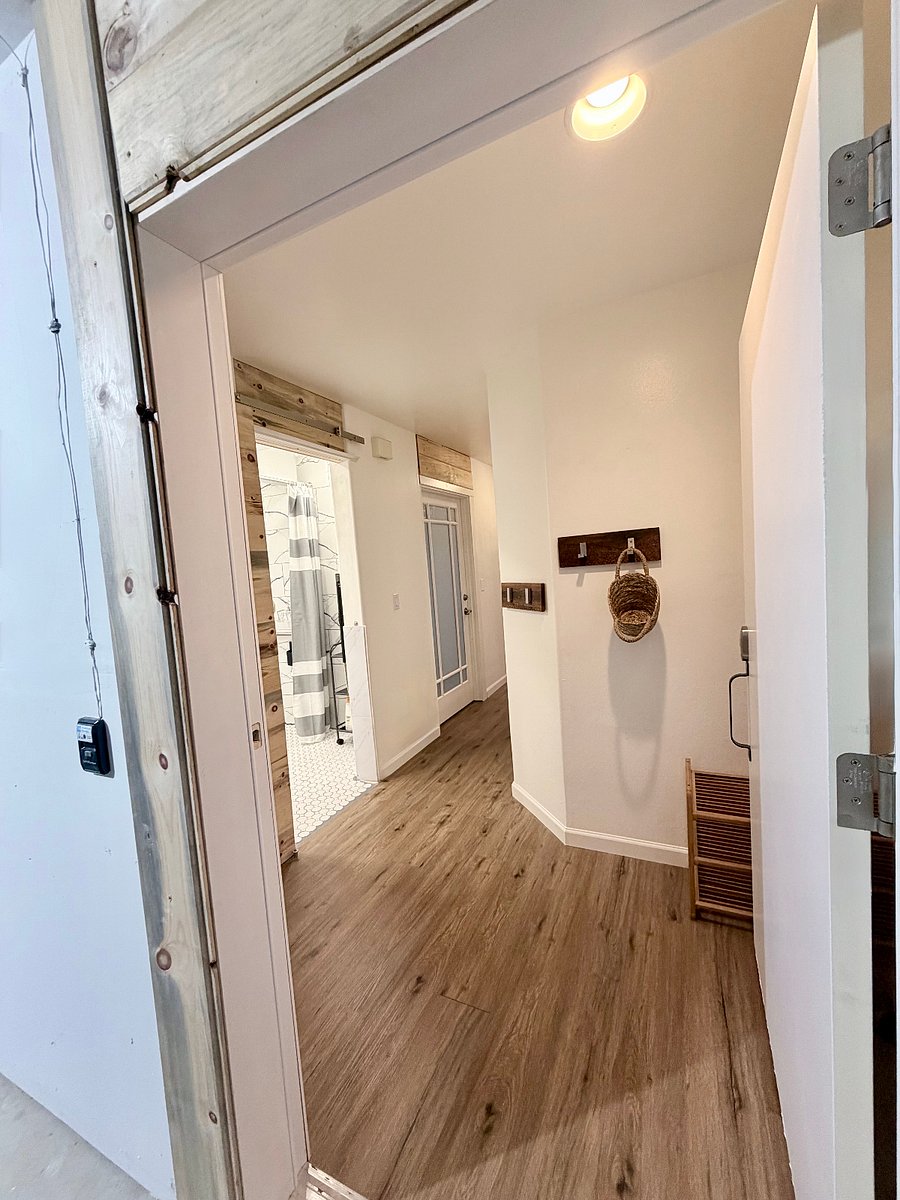 42" entry door from garage parking