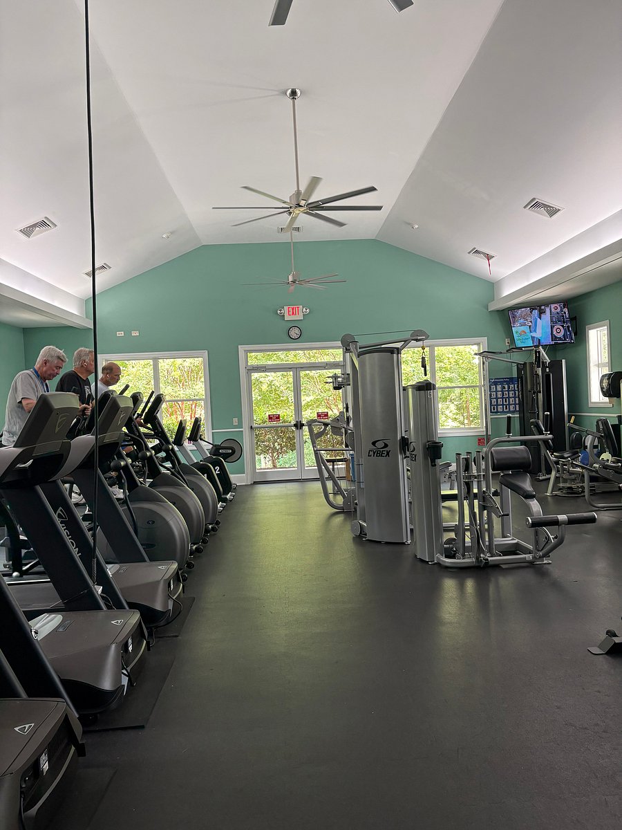 Fitness room plus sauna at Pink Palace accessible on Sea Trail