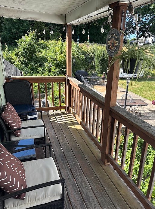 Private 2nd Floor Balcony