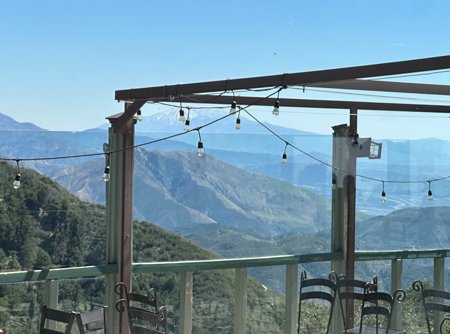 Nearby restaurant view