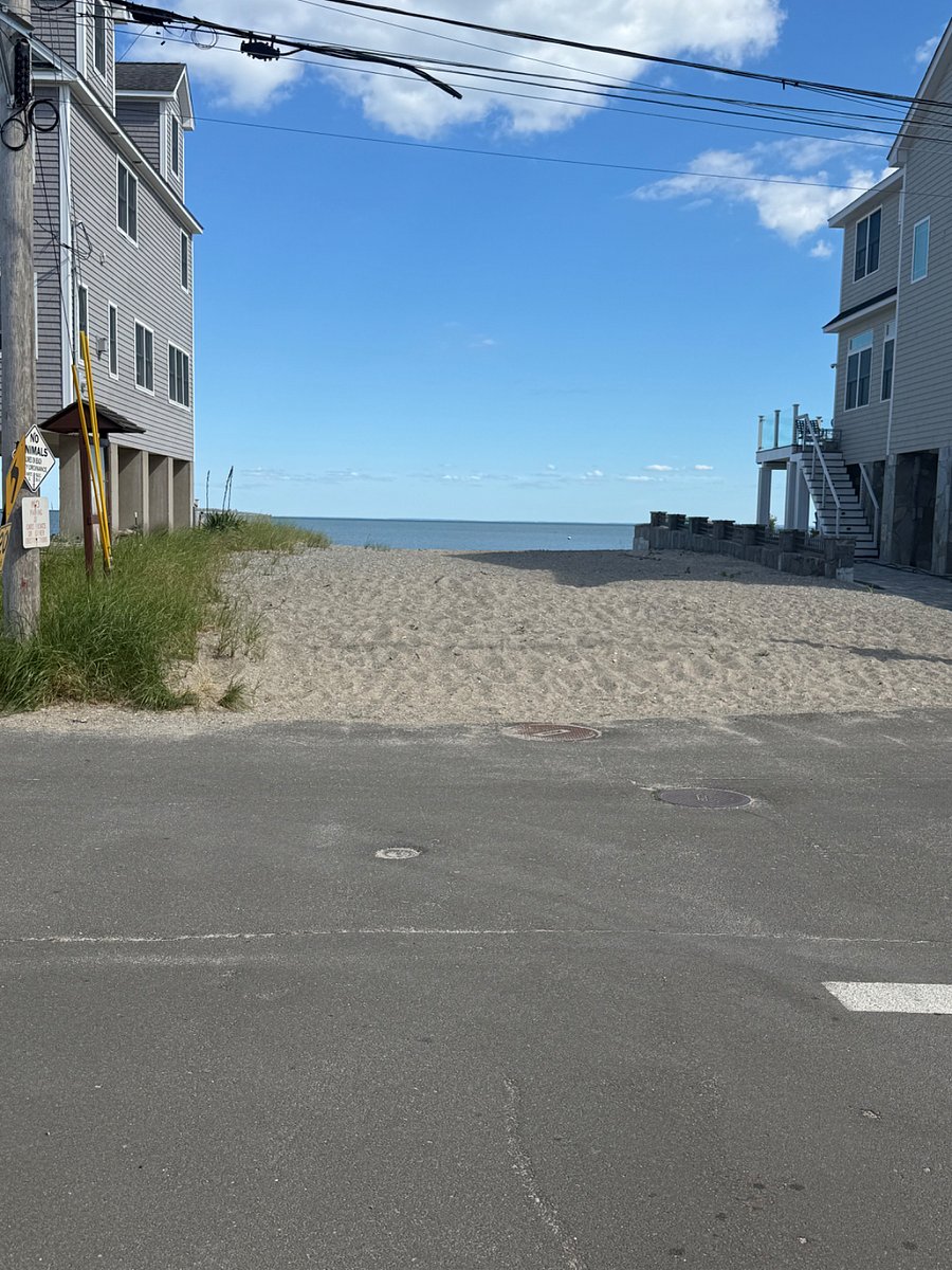 View of water from front of house