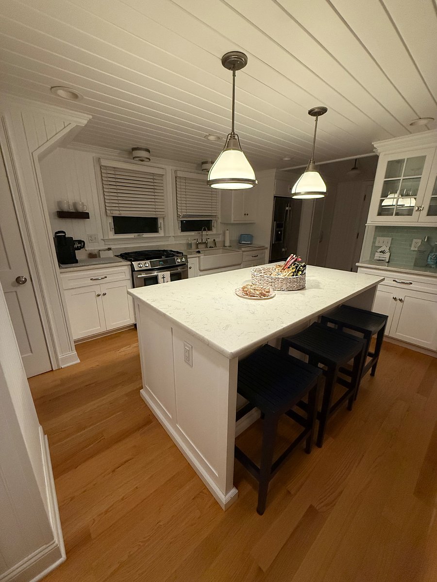 fully stocked kitchen with everything you need to cook a nine course meal.