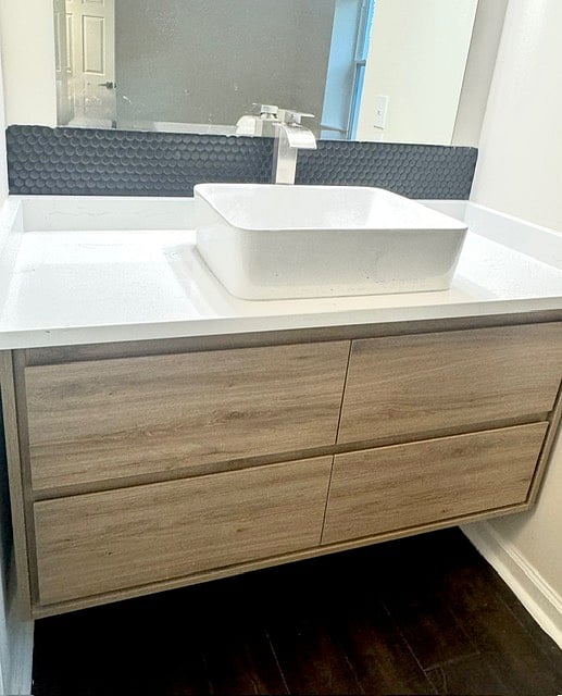 2nd bedroom has sink in room 