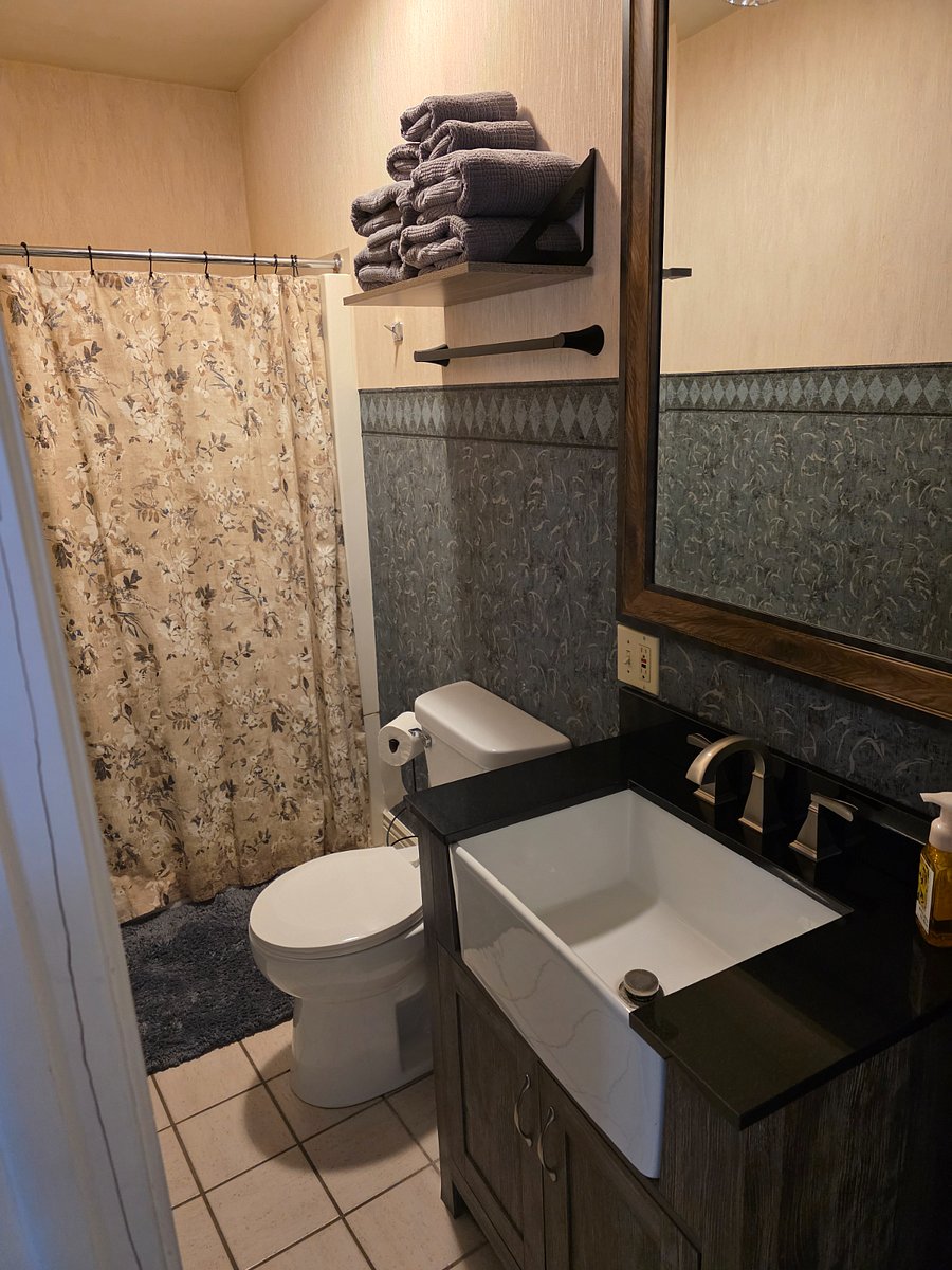 Shower only in this downstairs bathroom 