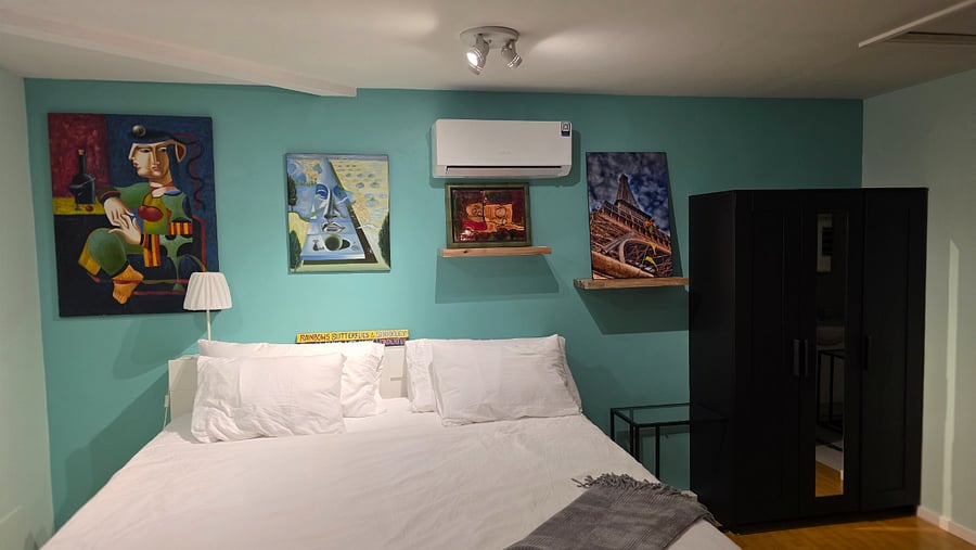 King Bed and Armoire
