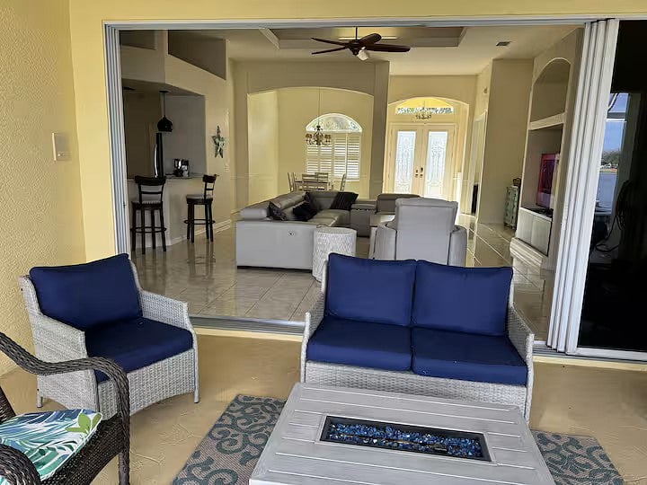 Indoor outdoor living.