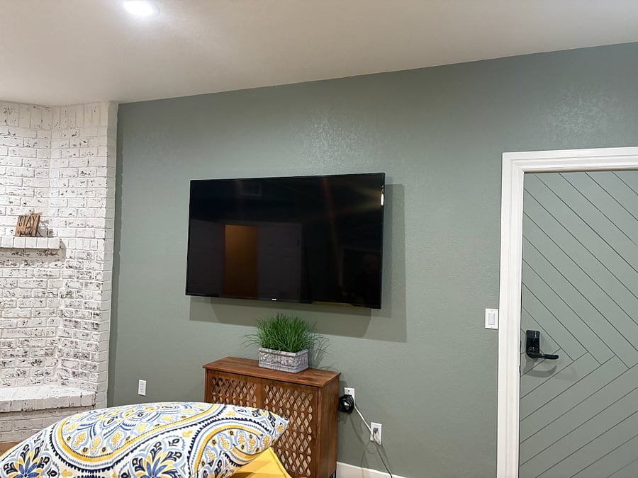 TV provided in the living room