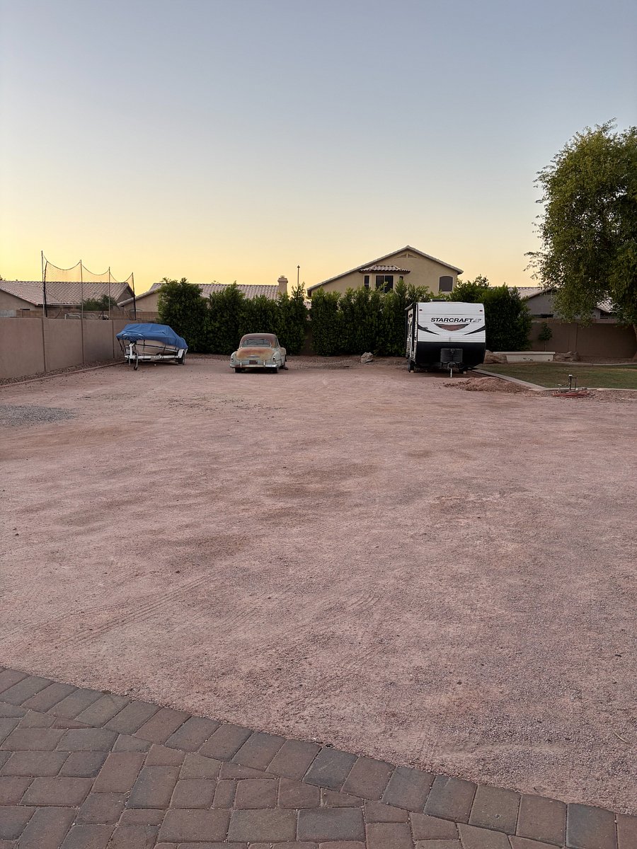 Plenty of outdoor gated parking on our one acre property