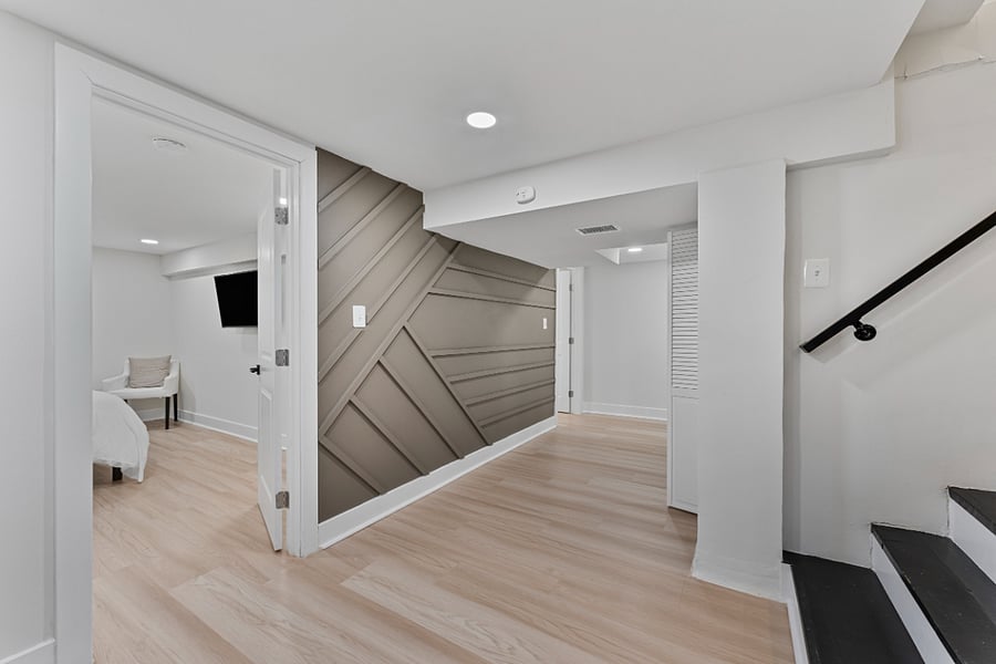 Basement hallway