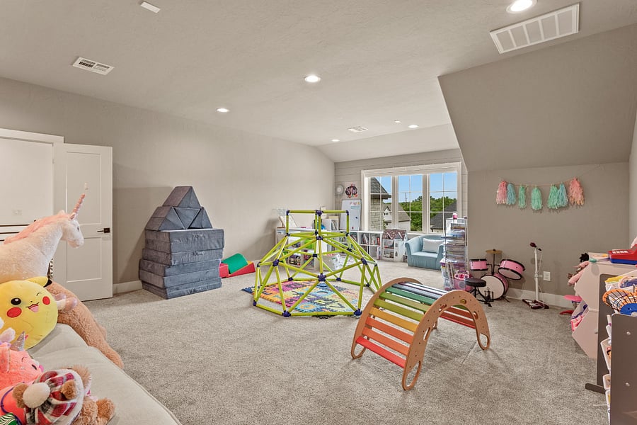 Upstairs playroom/Media Room