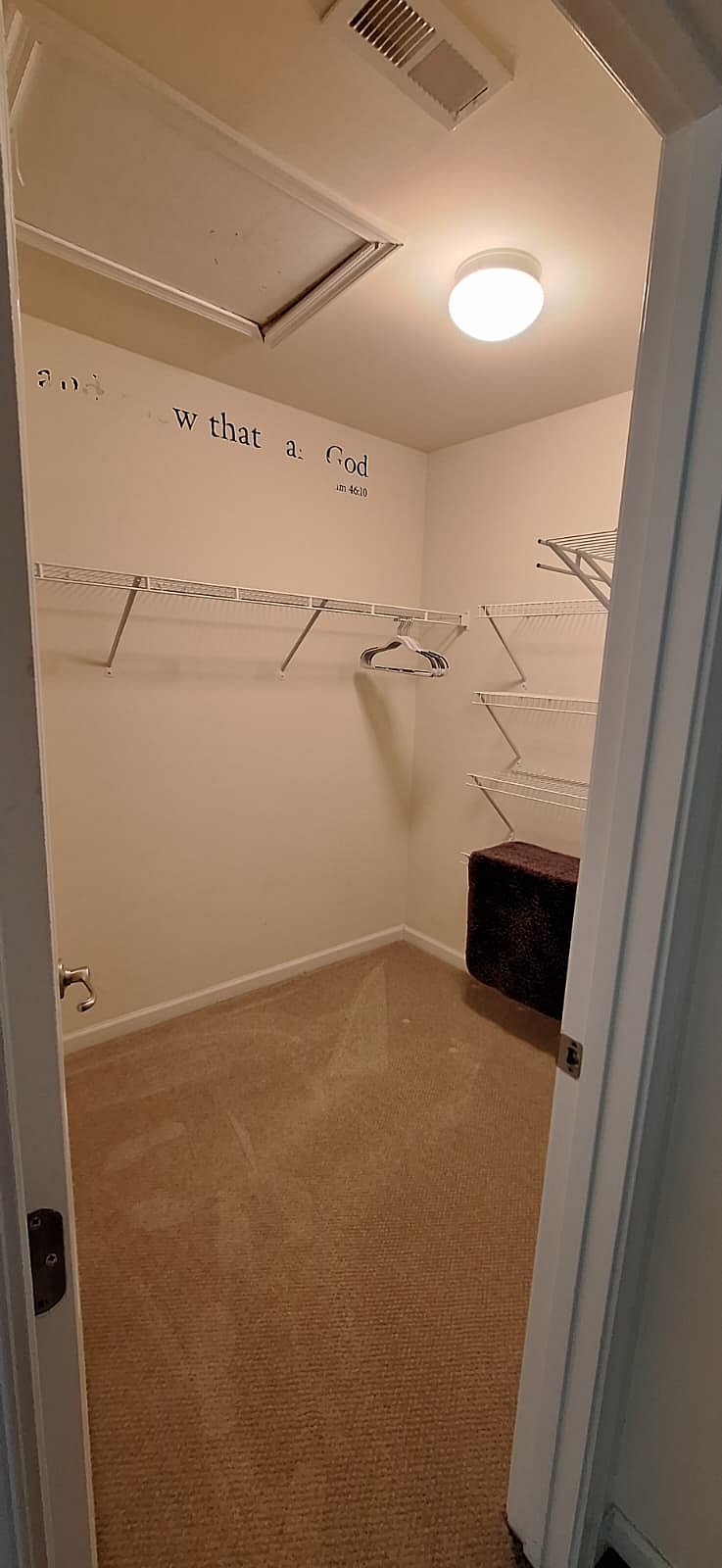 Master Bedroom walk in closet