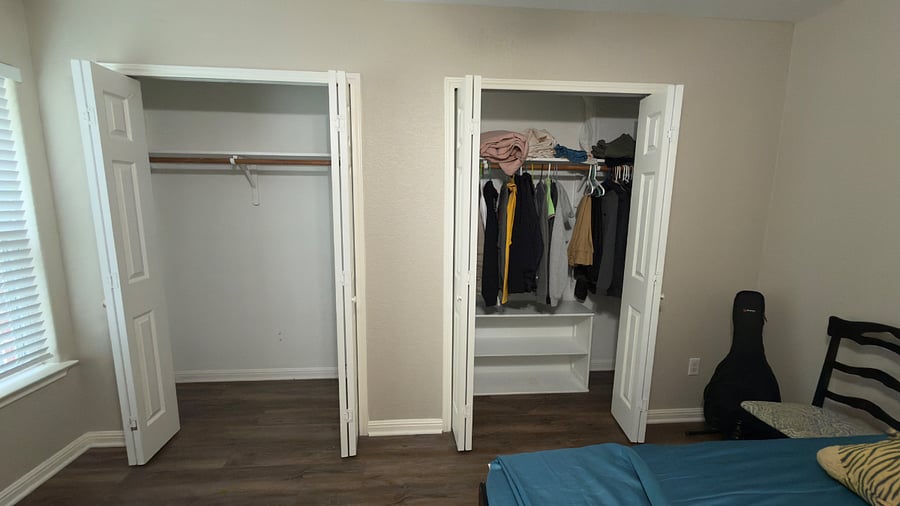 1st bedroom closet
