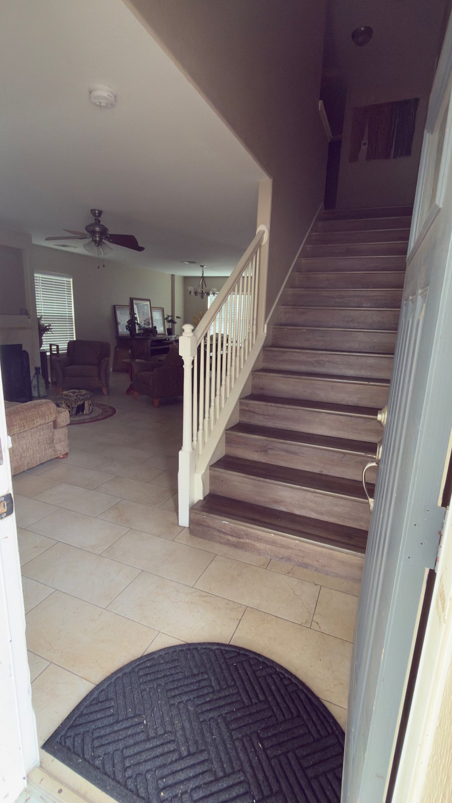 Stairs to go to bedroom